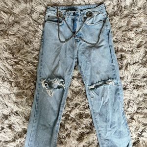 chain jeans